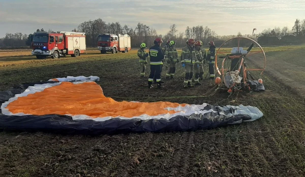 Region. Wypadek lotniarza pod Tarnowem - Zdjęcie główne