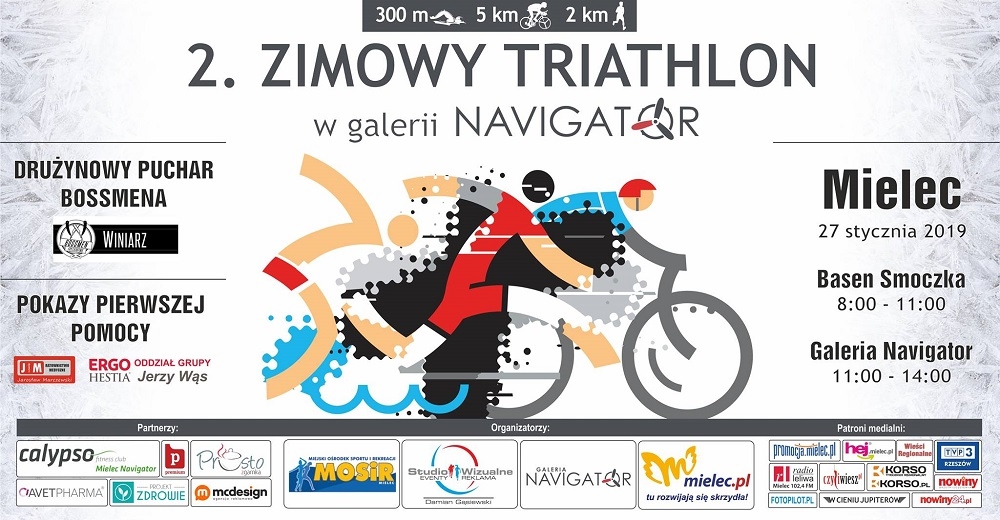 W niedzielę 2. Zimowy Triathlon w Galerii Navigator - Zdjęcie główne