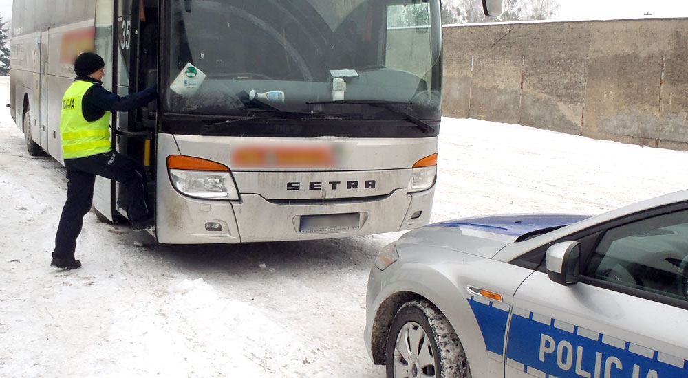 Kontrole autobusów! - Zdjęcie główne