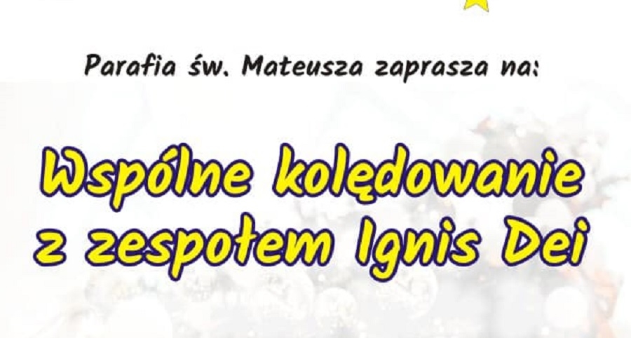 Koncert kolędowy już jutro w Parafii Świętego Mateusza  - Zdjęcie główne