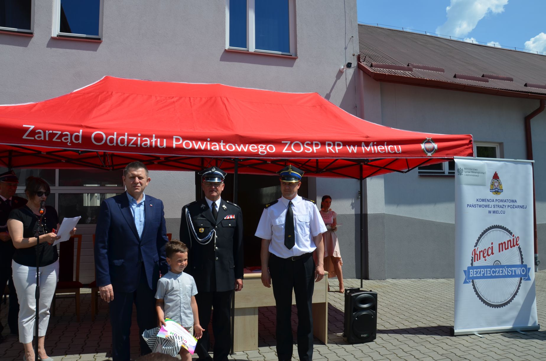 Laureatów oprócz wspaniałych nagród czekały także atrakcje na placu KPSP w Mielcu.