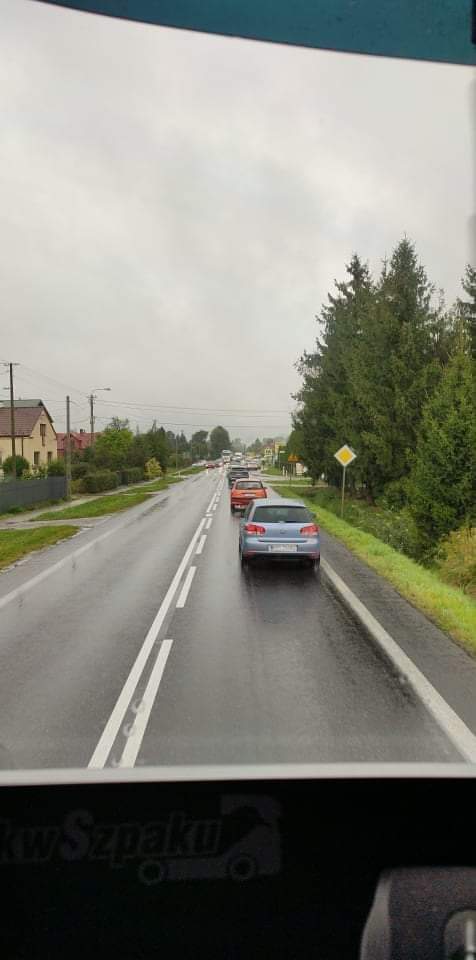 Kolizja samochodów! Na drodze Mielec-Tarnów utrudnienia