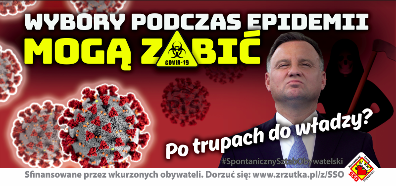 Po trupach do władzy". Kontrowersyjna akcja dotarła do Mielca - korso.pl