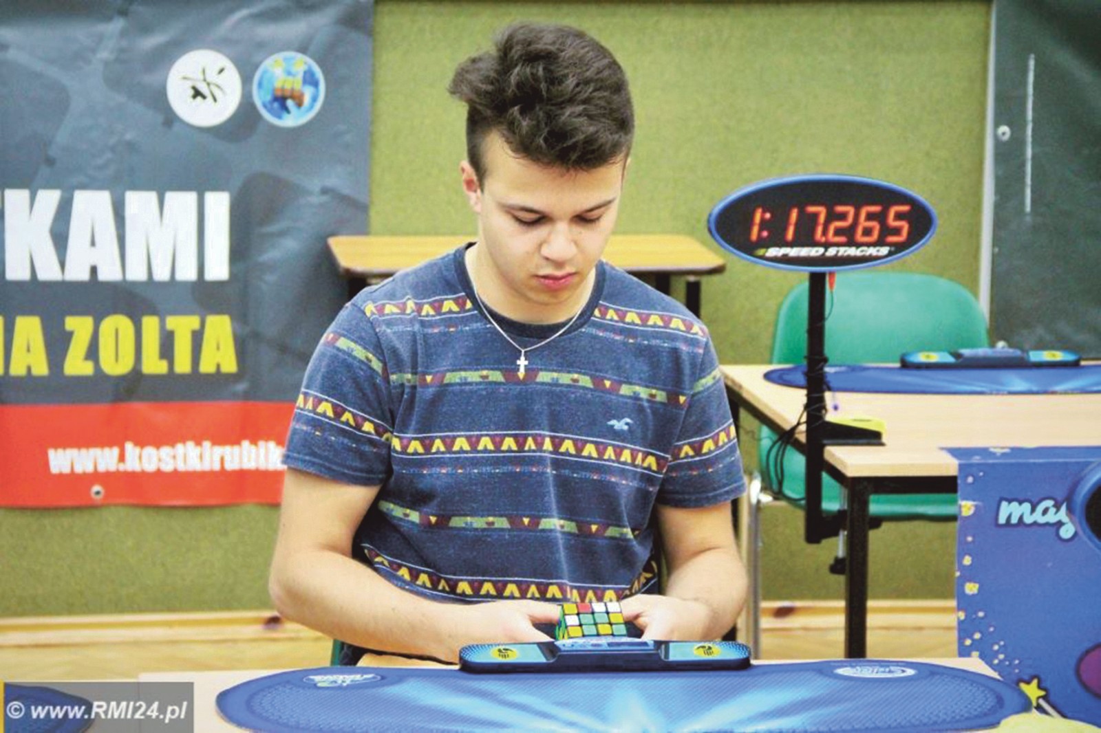 Jakub Kipa, mistrz świata w układaniu kostki Rubika - Zdjęcie główne
