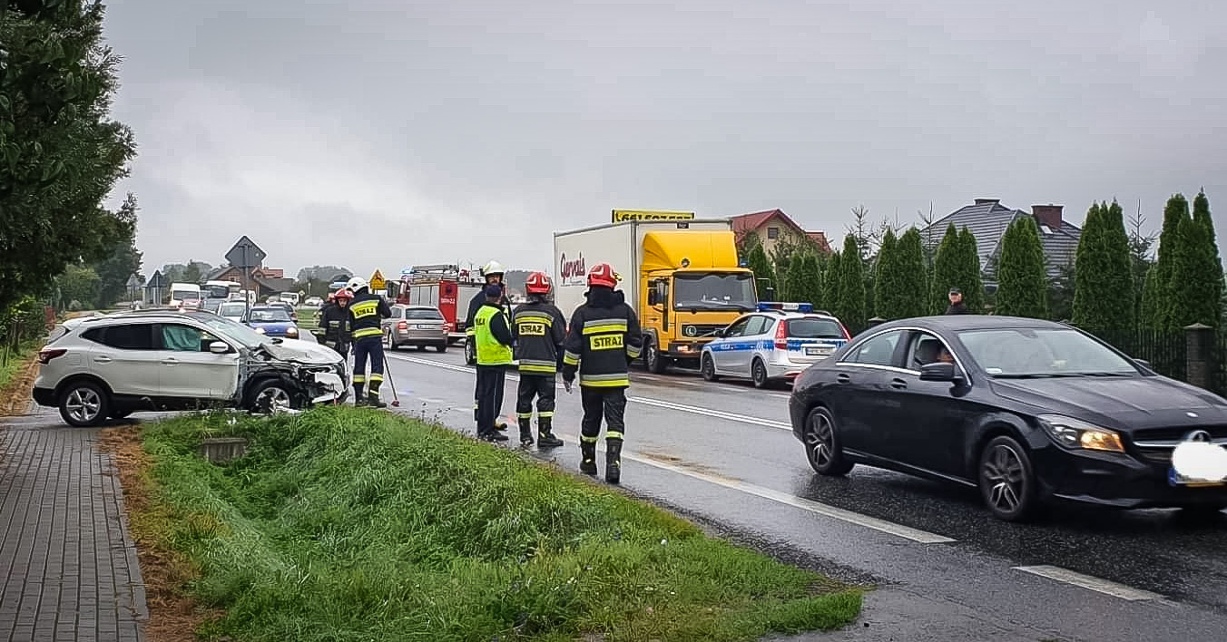 Kolizja na drodze Mielec - Dębica! - Zdjęcie główne