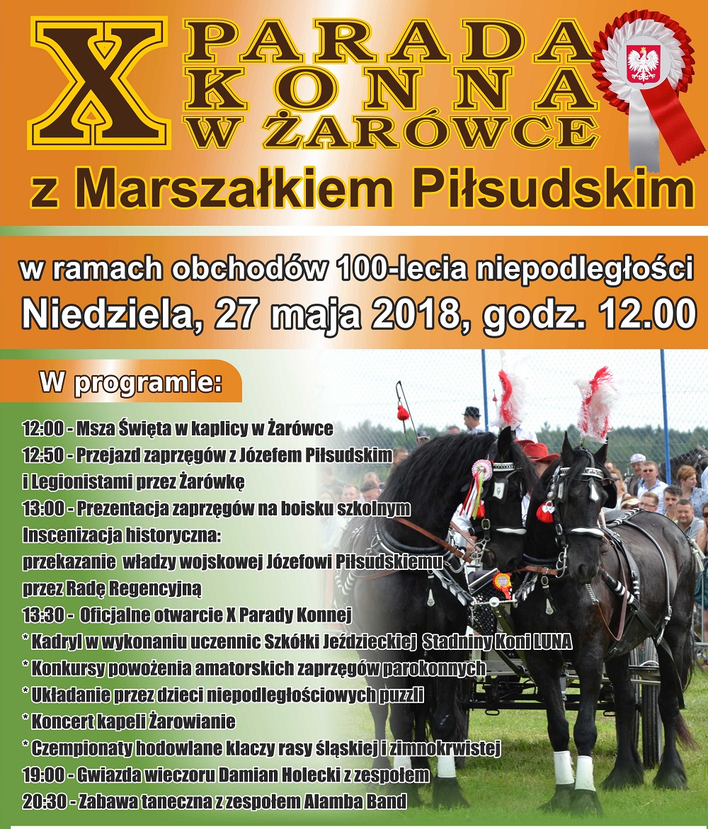 Już jutro odbędzie się jubileuszowa Parada Konna w Żarówce. - Zdjęcie główne