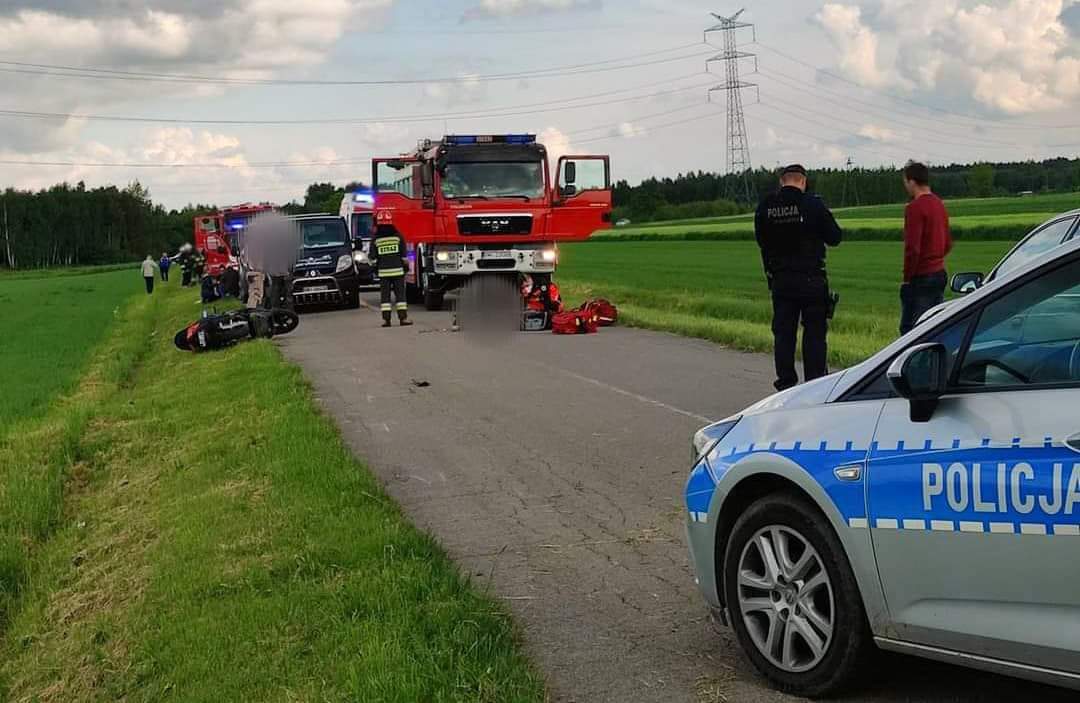 Tragiczny wypadek. Nie żyje motocyklista! - Zdjęcie główne