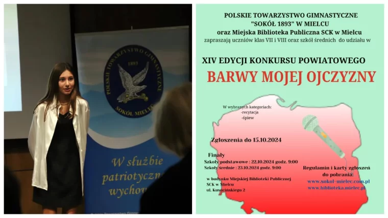 XIV edycja Konkursu „Barwy Mojej Ojczyzny” – zaproszenie do udziału dla mieleckiej młodzieży [ZAPOWIEDŹ] - Zdjęcie główne