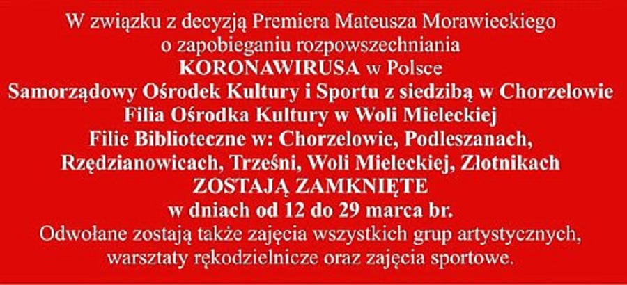 GMINA MIELEC: Zamknięte ośrodki kultury - Zdjęcie główne