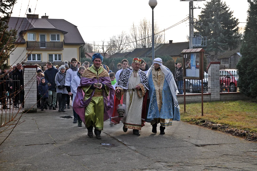 Orszak Trzech Króli w parafii Borki Nizińskie