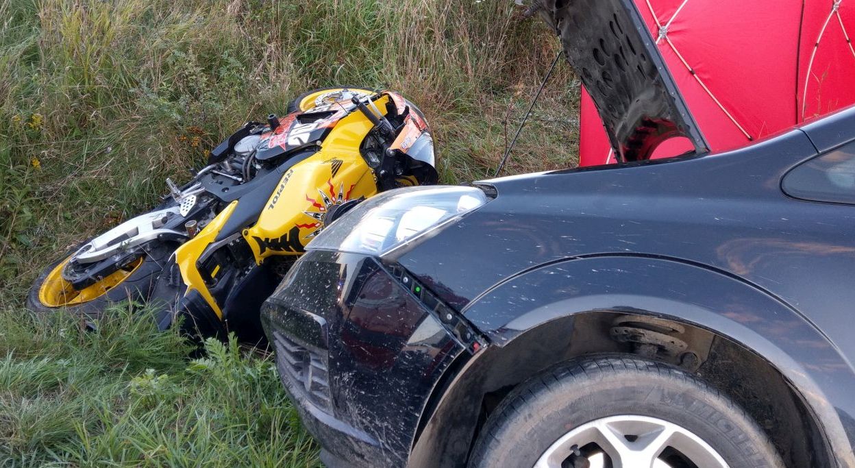 PODKARPACIE: Śmierć na drodze! Makabryczny wypadek z udziałem motocyklisty! - Zdjęcie główne