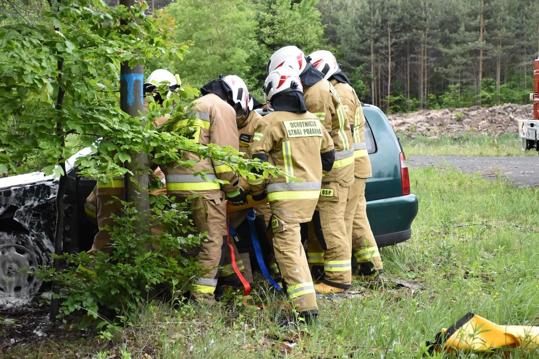 Mnóstwo strażaków w lesie w Książnicach i Goleszowie  - Zdjęcie główne