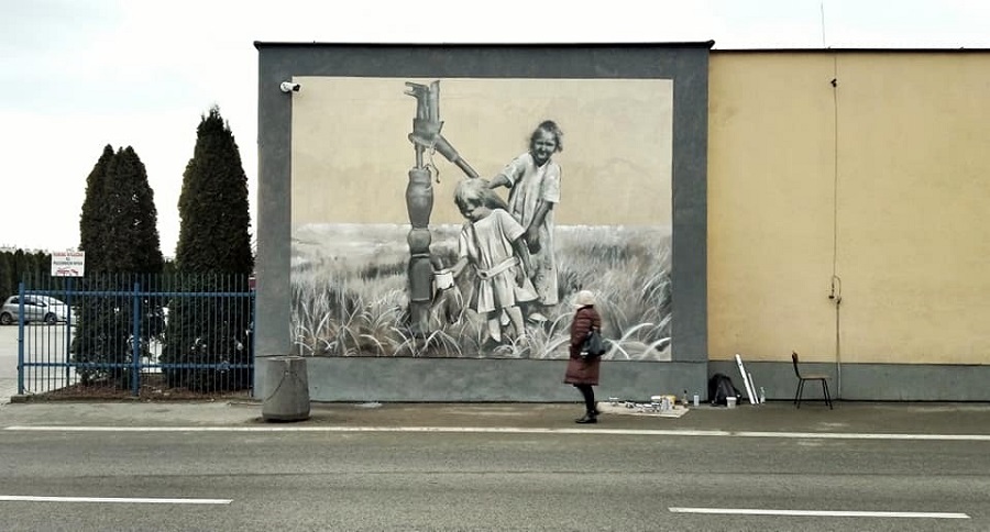 Nowy mural Arkadiusza Andrejkowa w Rzeszowie - Zdjęcie główne