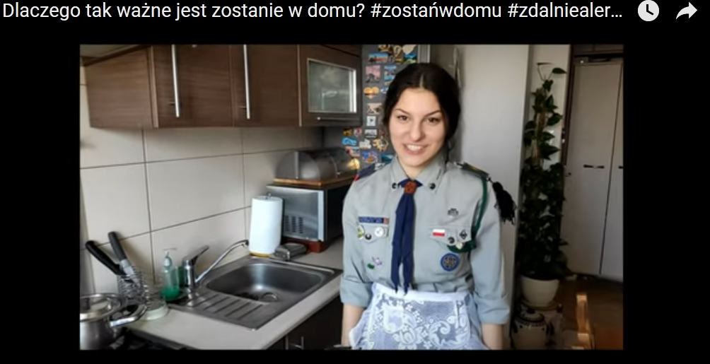 Dlaczego tak ważne jest zostanie w domu? Odpowiadają harcerki z Mielca - Zdjęcie główne