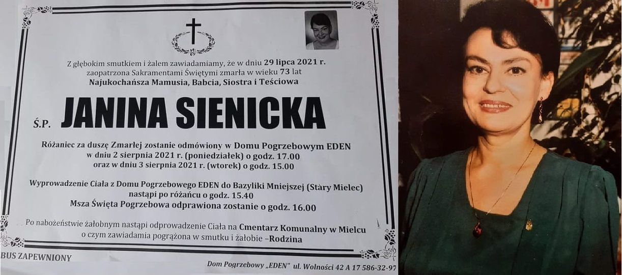 Zmarła Janina Sienicka, mielecka artystka i człowiek kultury - Zdjęcie główne