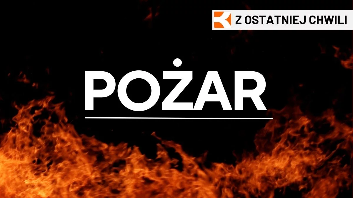 Dramatyczny pożar domu w Podolu. Strażacy uratowali 75-letnią kobietę - Zdjęcie główne