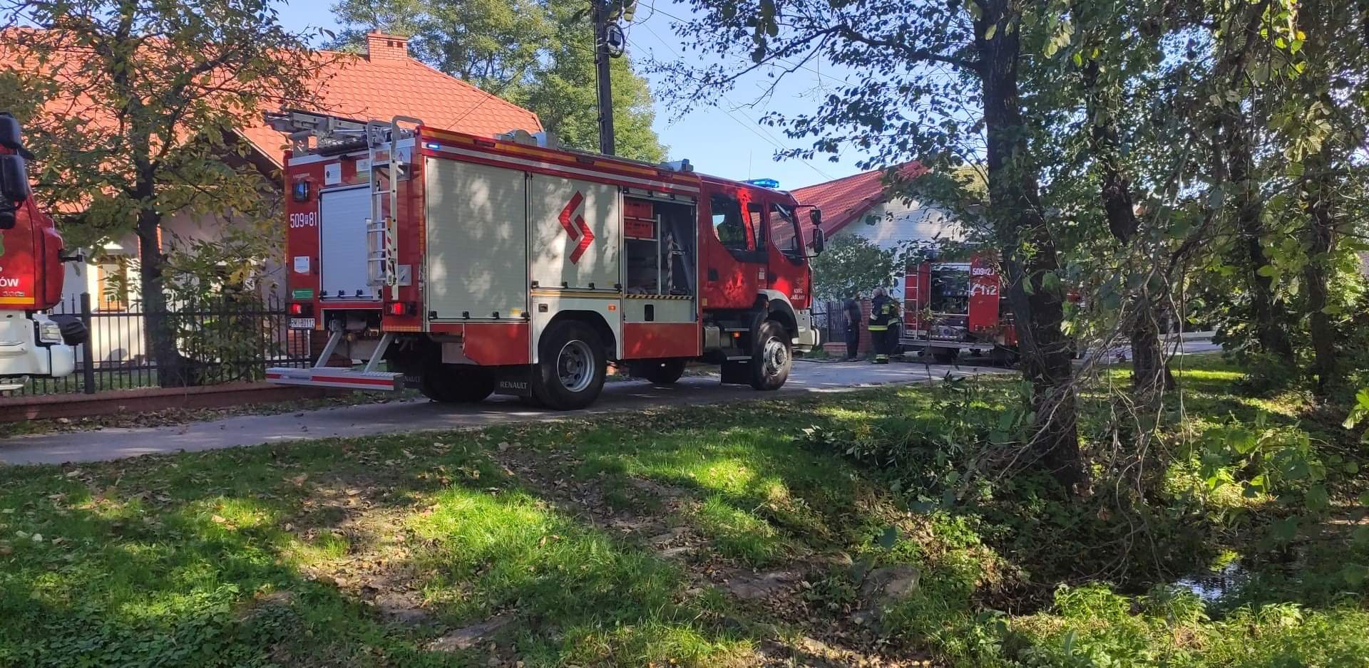 Pożar kotłowni w gminie Gawłuszowice. Strażacy w akcji [ZDJĘCIA] - Zdjęcie główne