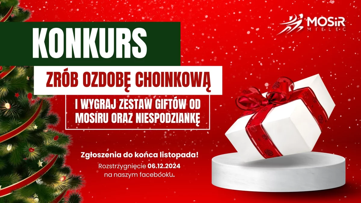 Kreatywność na święta. Zrób ozdobę choinkową i wygraj nagrody od MOSiR-u - Zdjęcie główne