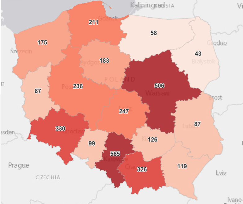 Mamy 3 451 nowych i potwierdzonych przypadków zakażenia koronawirusem.