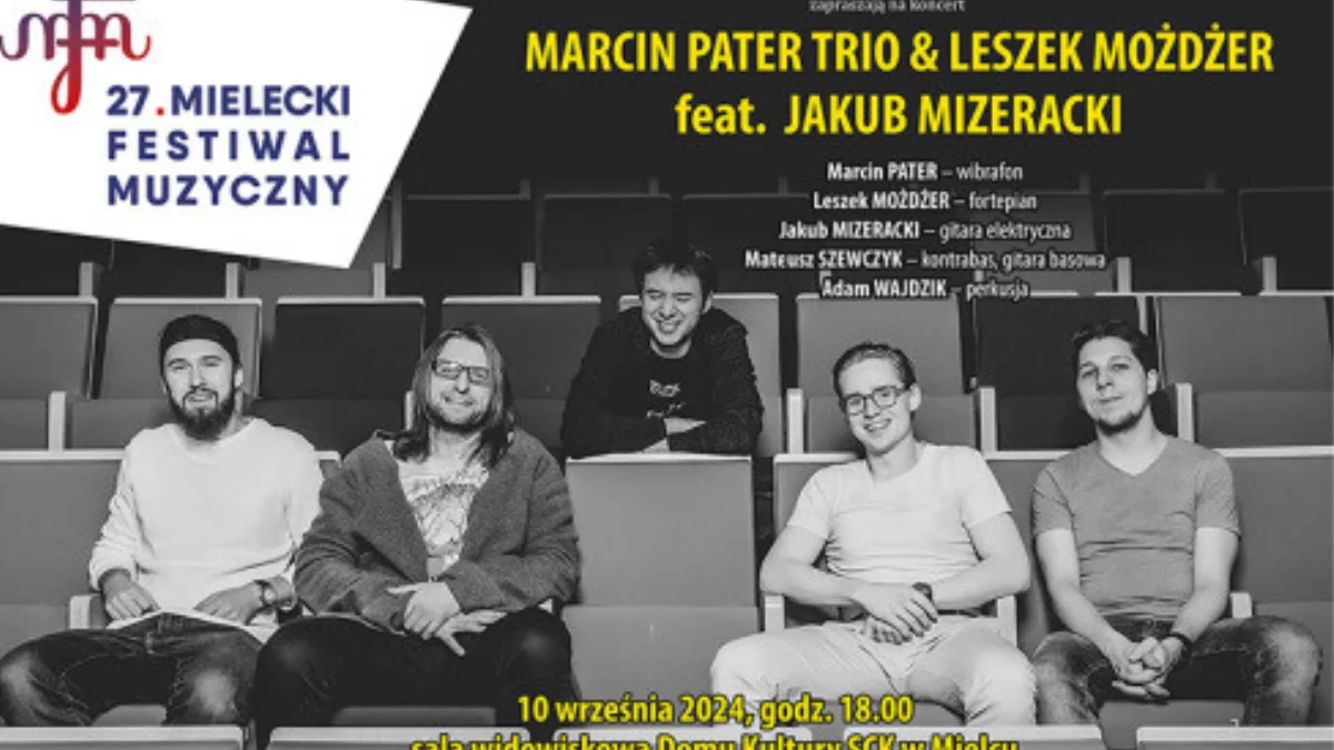 Konkurs: Rozdajemy wejściówki na koncert  Marcin Pater Trio & Leszek Możdżer w Mielcu! - Zdjęcie główne