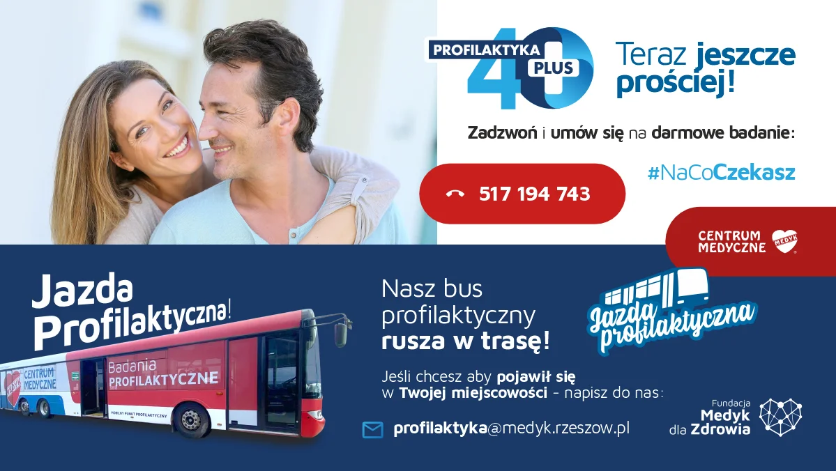 Profilaktyka 40 Plus – badania, które mogą uratować życie - Zdjęcie główne