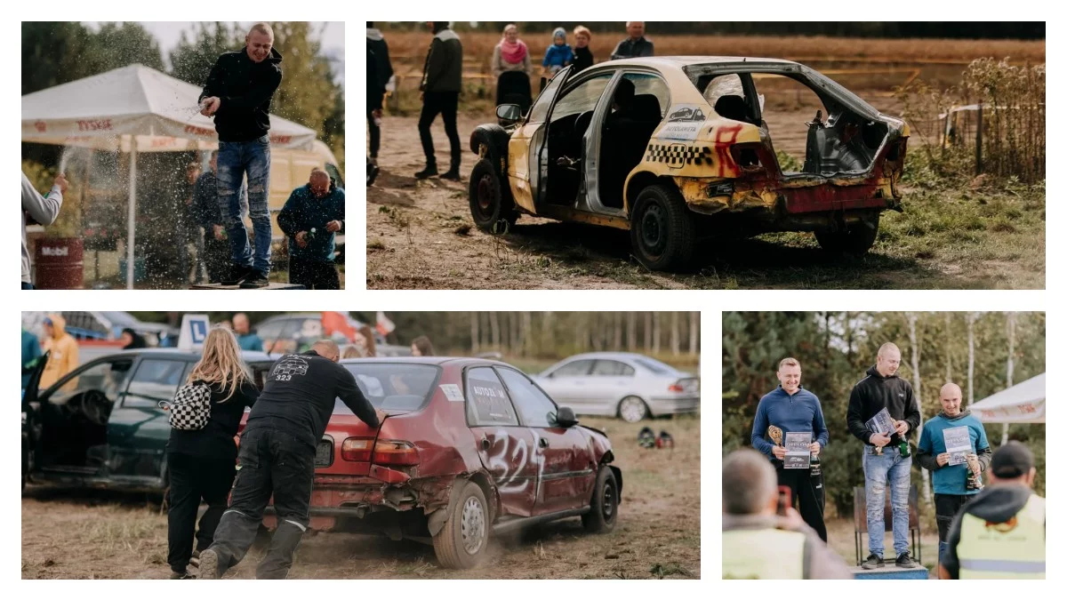 Wrak Race w Sarnowie. Emocje, adrenalinę i świetną zabawę można było poczuć na własnej skórze [ZDJĘCIA] - Zdjęcie główne