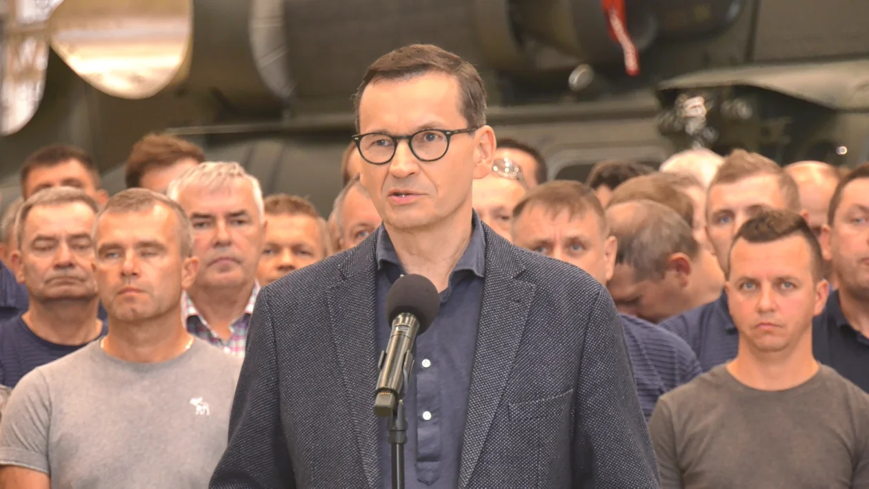 Mateusz Morawiecki w PZL Mielec. Co mówił premier podczas wizyty? [WIDEO] - Zdjęcie główne