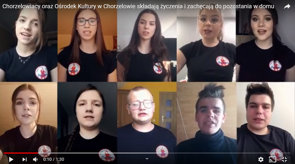 "Chorzelowiacy" wirtualnie nagrali specjalną piosenkę na święta [VIDEO] - Zdjęcie główne