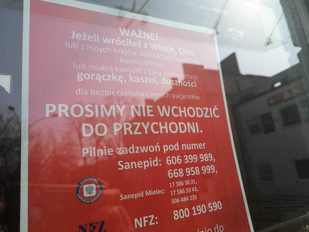 Przychodnie w Mielcu głównie na TELEFON!  - Zdjęcie główne