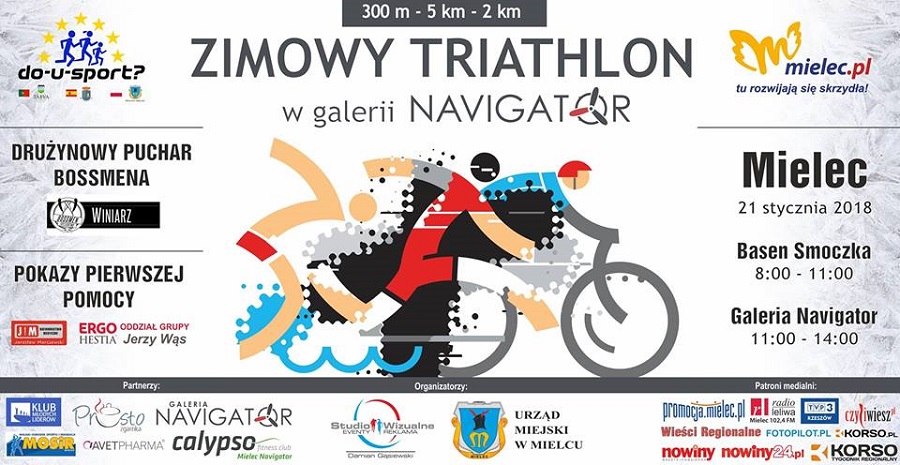 Tego jeszcze nie było! Zimowy Triathlon w Mielcu [NASZ PATRONAT] - Zdjęcie główne