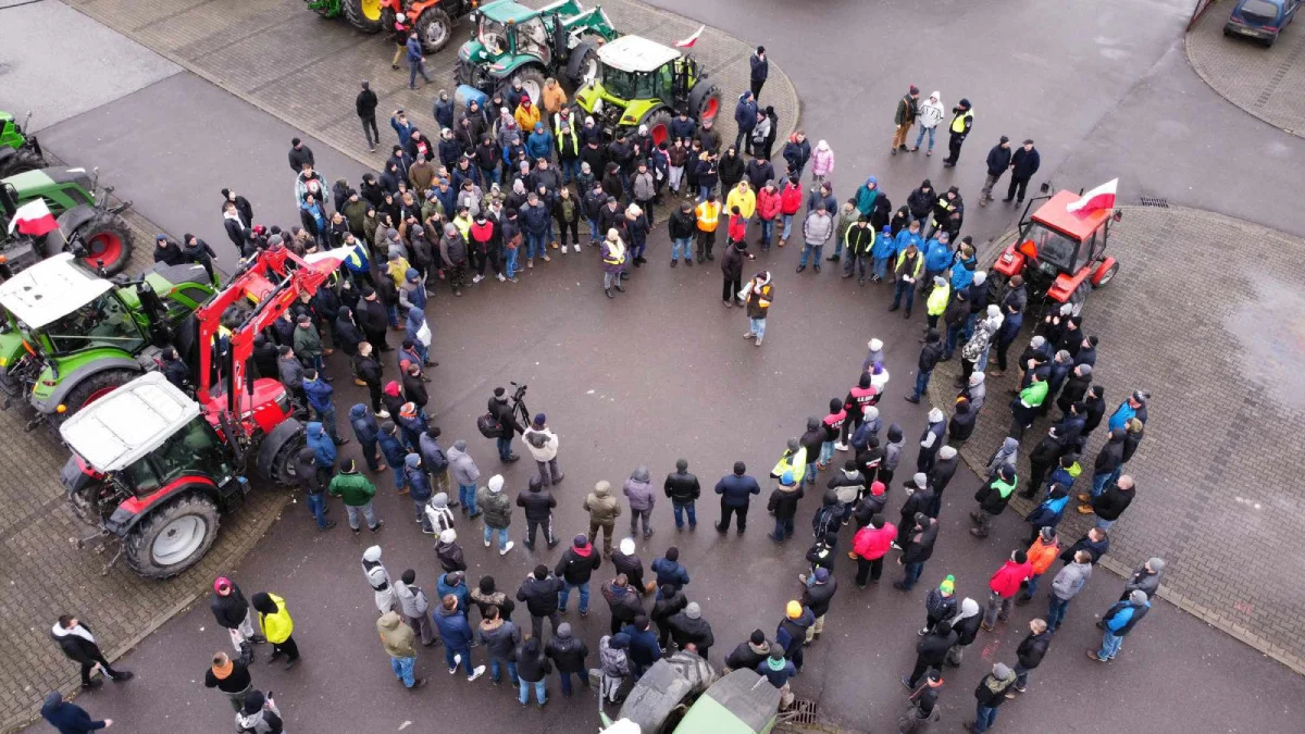 Największy w historii strajk rolników w Szczucinie w ujęciach młodego twórcy z powiatu mieleckiego [WIDEO] - Zdjęcie główne