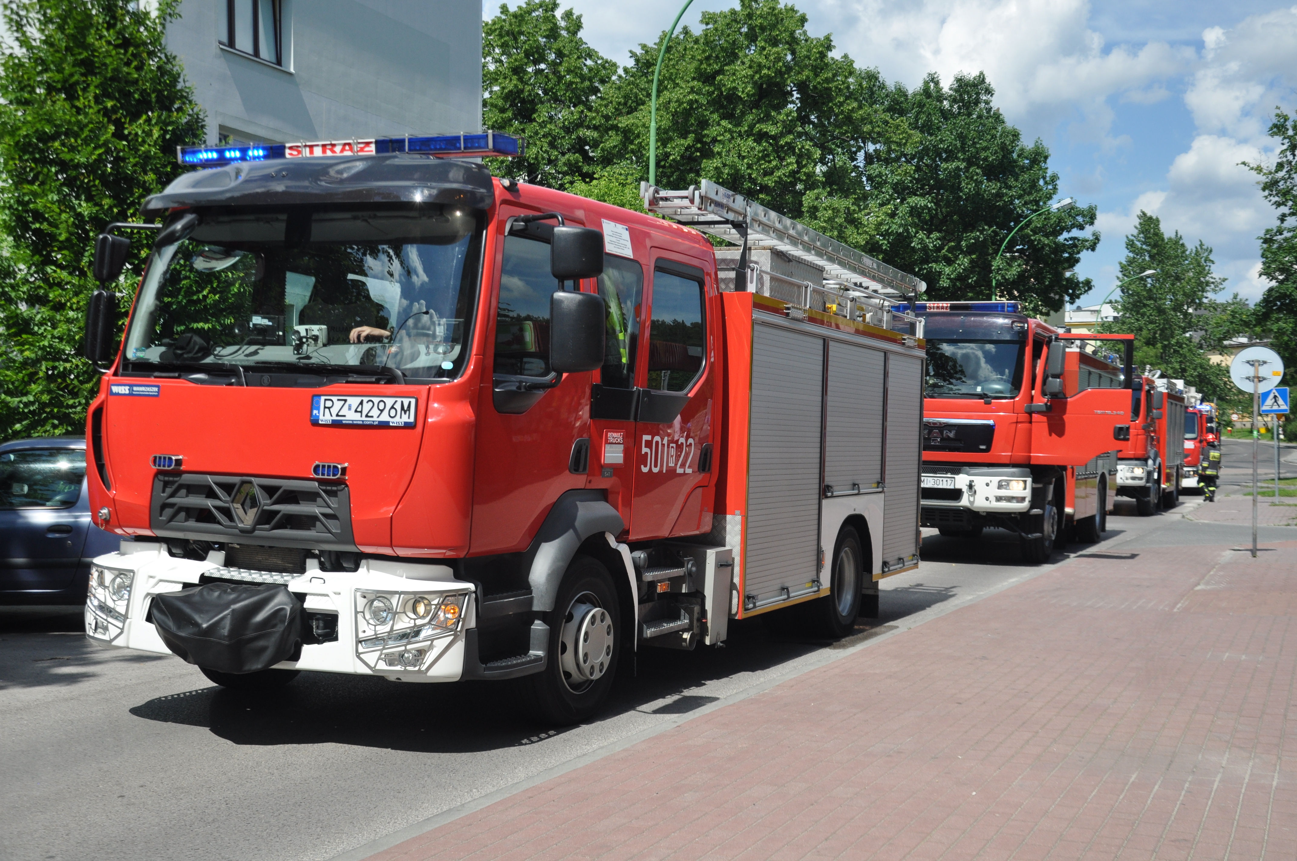 Mielec. Pożar budynku produkcyjnego - Zdjęcie główne