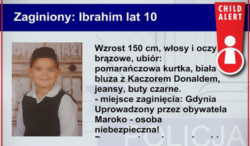 UWAGA! Child Alert. Trwają poszukiwania 10-latka - Zdjęcie główne