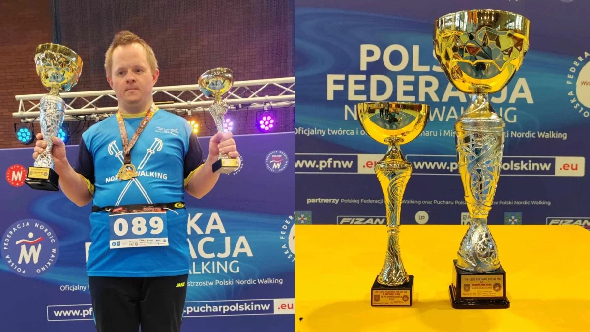 Dawid Wiktor z sukcesem na Pucharze Polski Nordic Walking - Zdjęcie główne