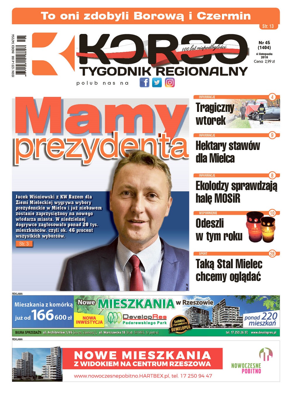 Tygodnik Regionalny Korso nr 45/2018 - Zdjęcie główne