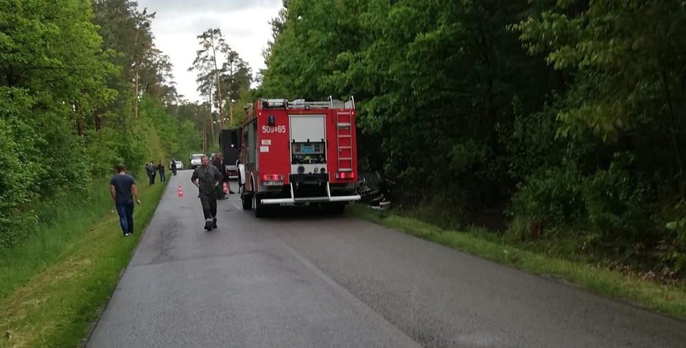 Wypadek w Przecławiu! Zablokowana droga - Zdjęcie główne