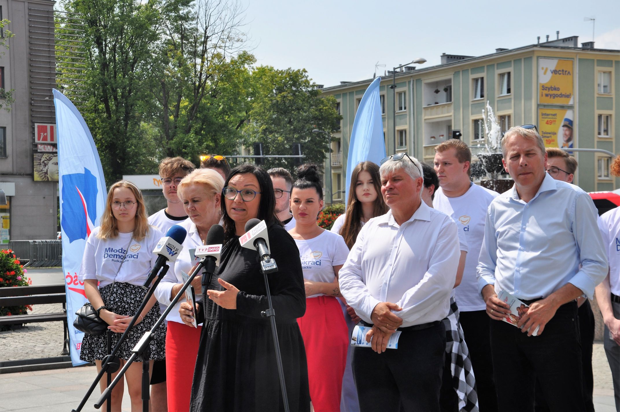 Posłowie Koalicji Obywatelskiej w Mielcu