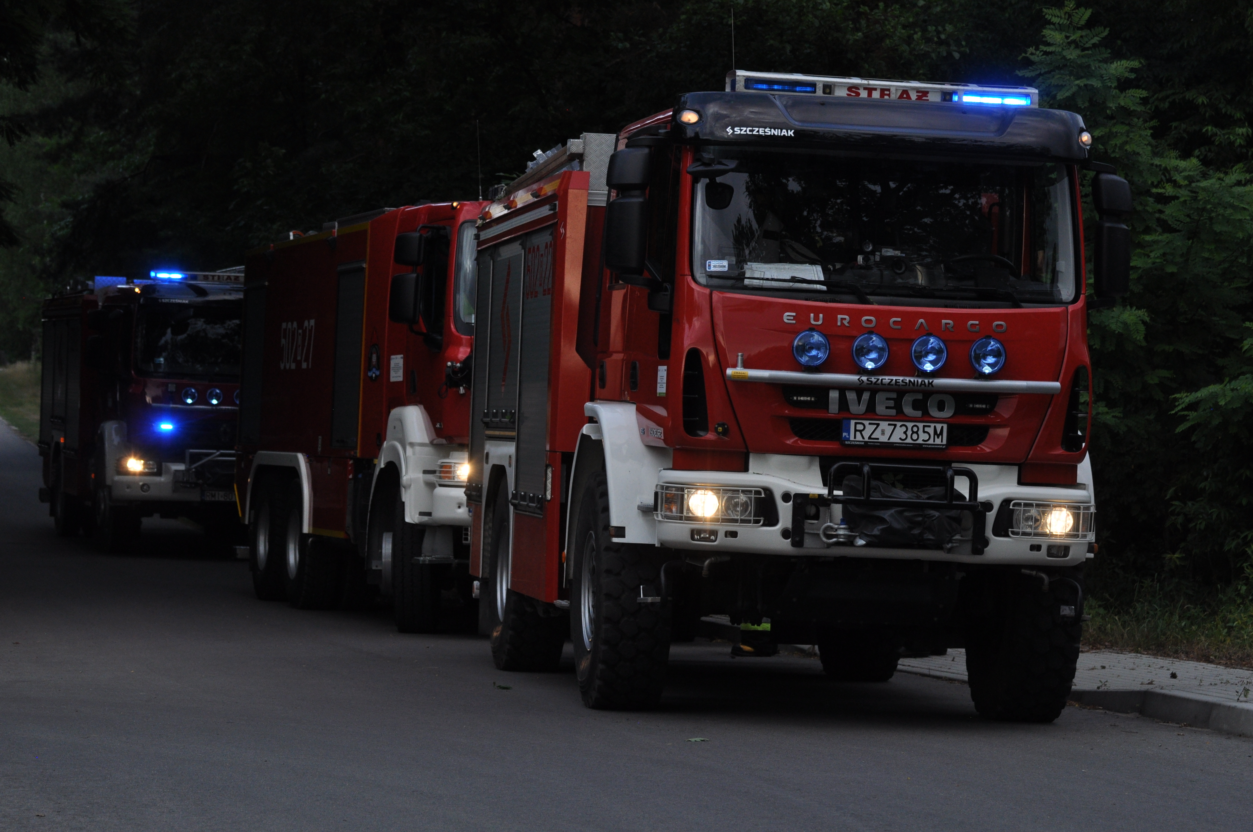  Pożar lasu i ścierniska. Trwa akcja gaśnicza!  - Zdjęcie główne