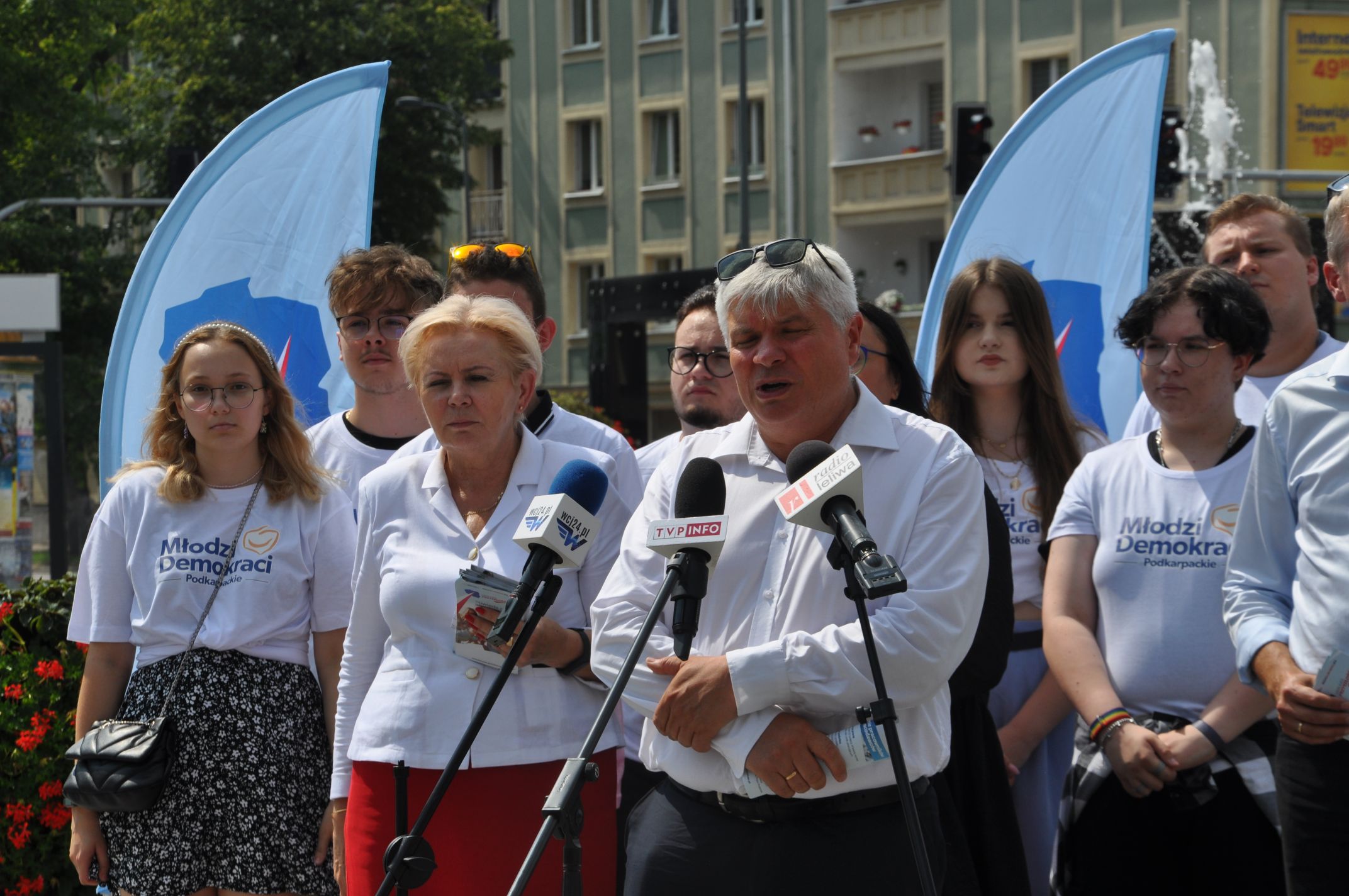 Posłowie Koalicji Obywatelskiej w Mielcu