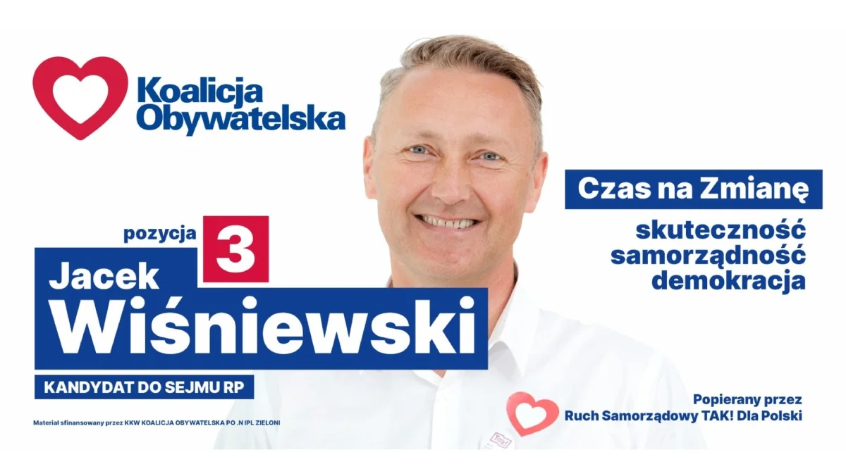 Jacek Wiśniewski – czyli czas na zmianę! - Zdjęcie główne