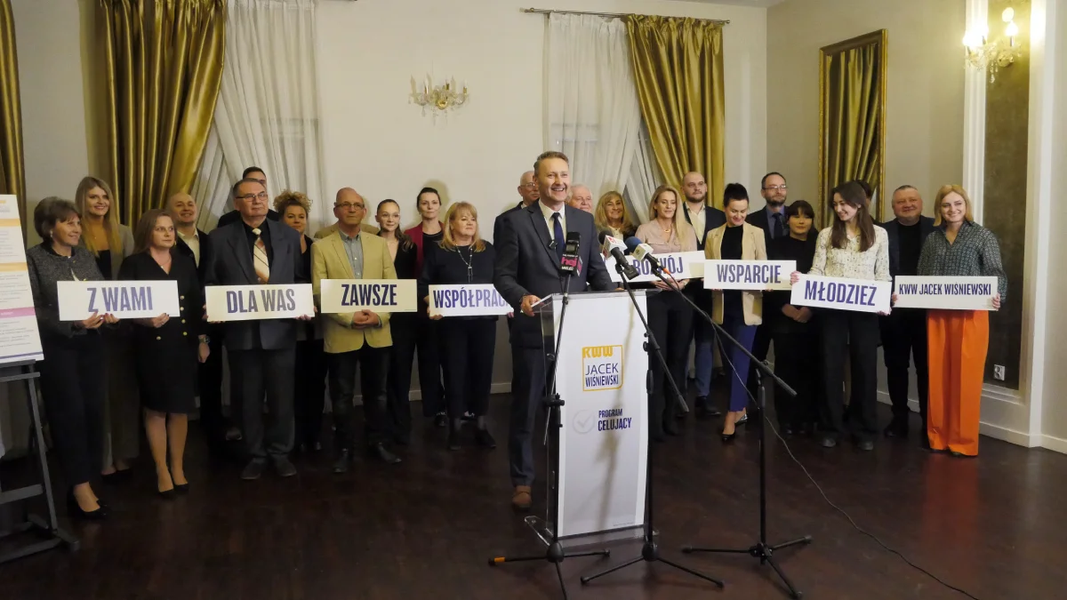 Jacek Wiśniewski zaprezentował swoich kandydatów w wyborach samorządowych - Zdjęcie główne