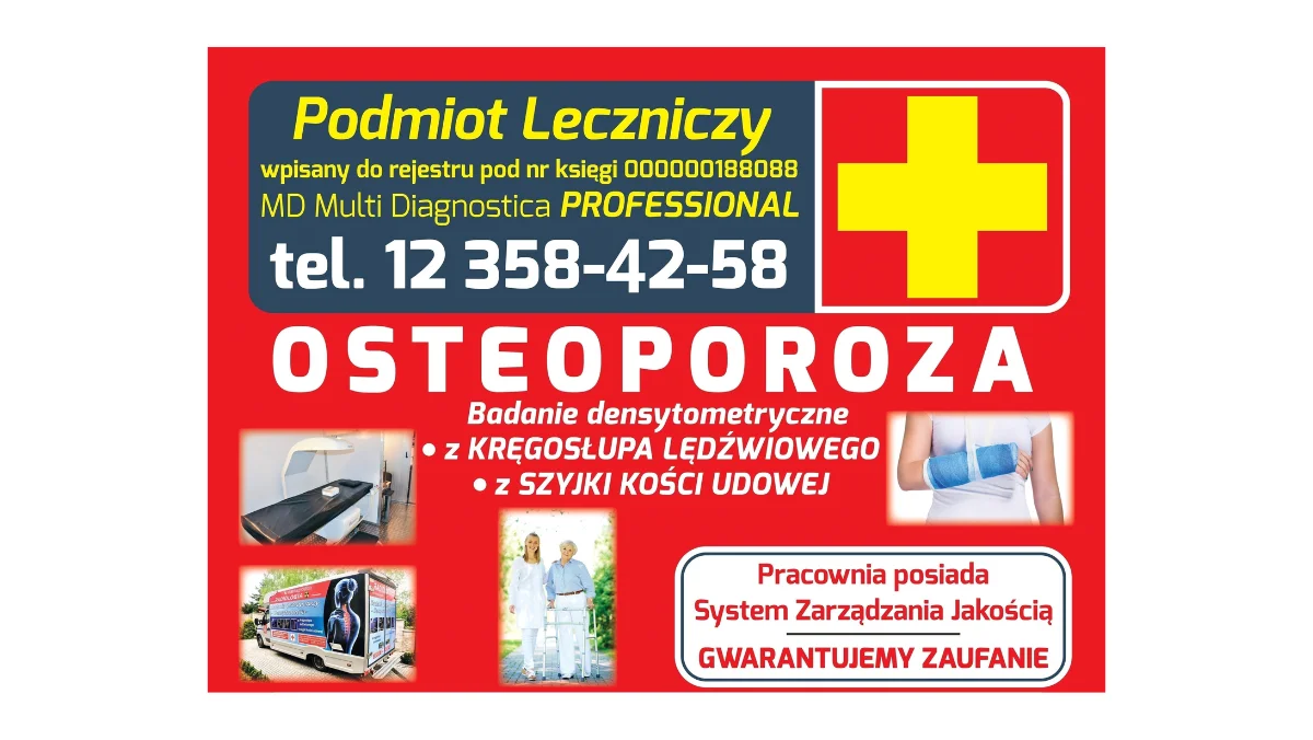 Badanie Osteoporozy w Mielcu - Zdjęcie główne