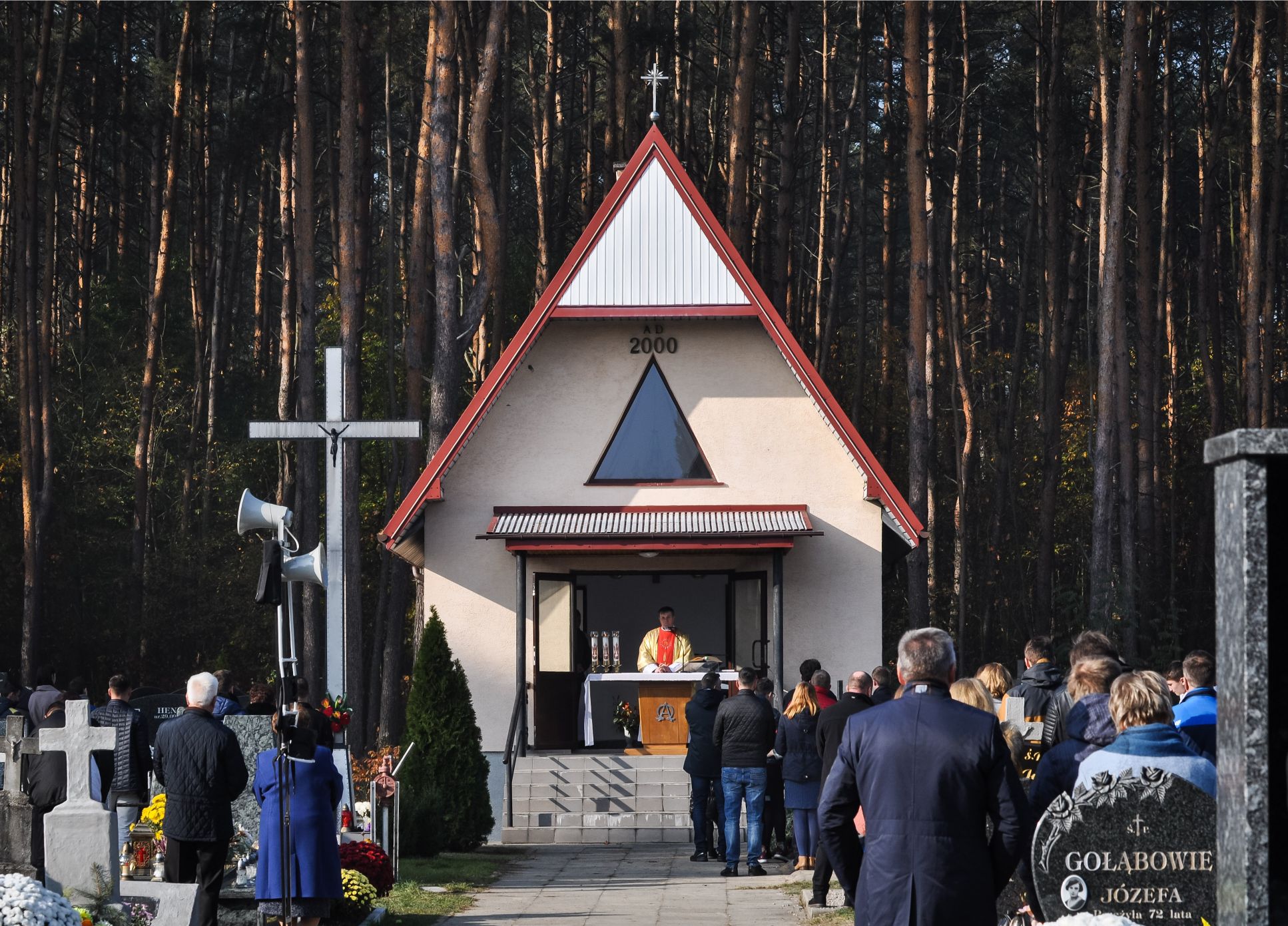 Uroczystość Wszystkich Świętych na cmentarzu w Borkach Nizińskich! [FOTO] - Zdjęcie główne