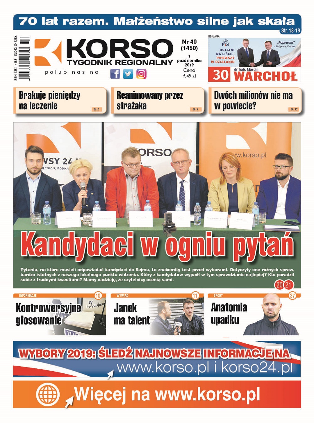 Tygodnik Regionalny Korso nr 40/2019 - Zdjęcie główne