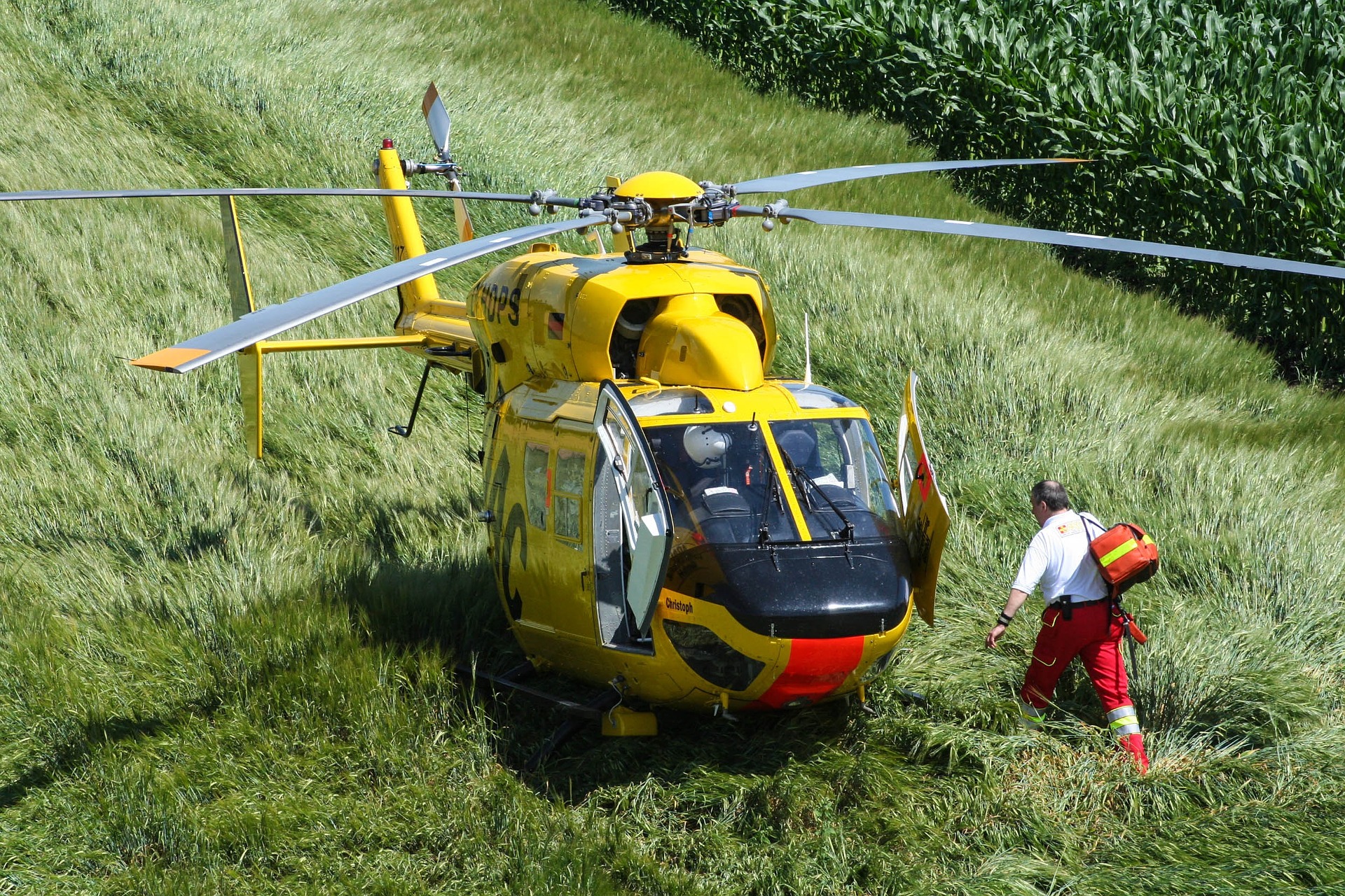 Wypadek w Woli Wadowskiej. Helikopter wezwany do dziecka - Zdjęcie główne