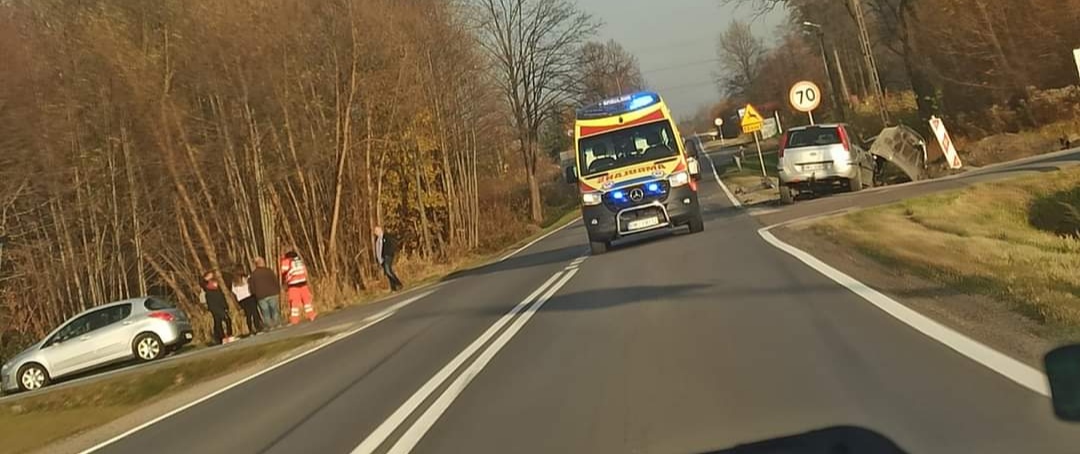 Groźne zderzenie na drodze Mielec - Tarnów - Zdjęcie główne