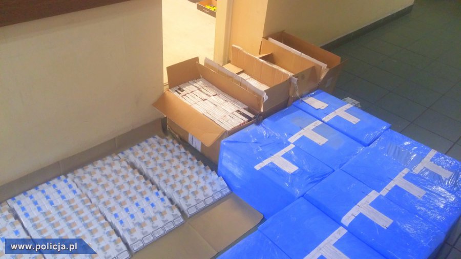 Funkcjonariusze ze Straży Granicznej z Rzeszowa znaleźli w Mielcu prawie 10 tysięcy paczek nielegalnych papierosów - Zdjęcie główne