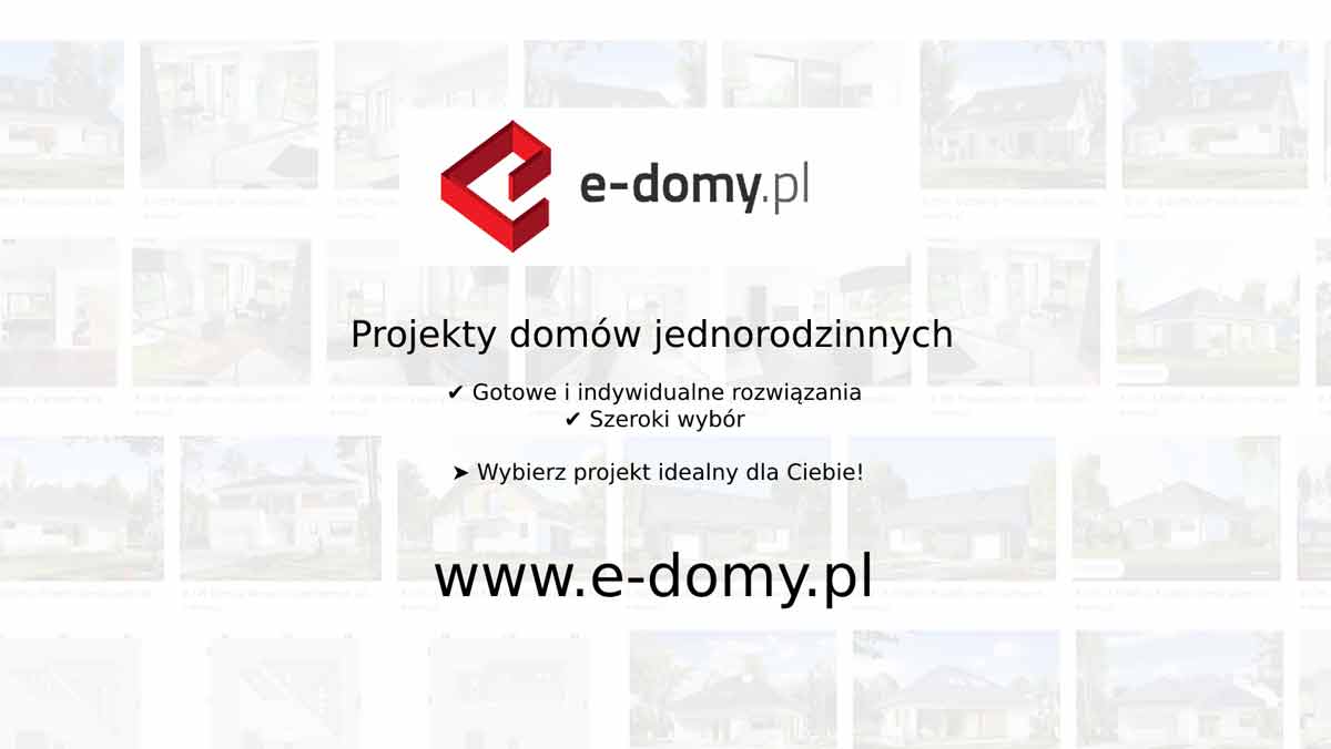 Gotowe projekty domów - domy parterowe, energooszczędne - nowoczesne plany dla Ciebie - Zdjęcie główne