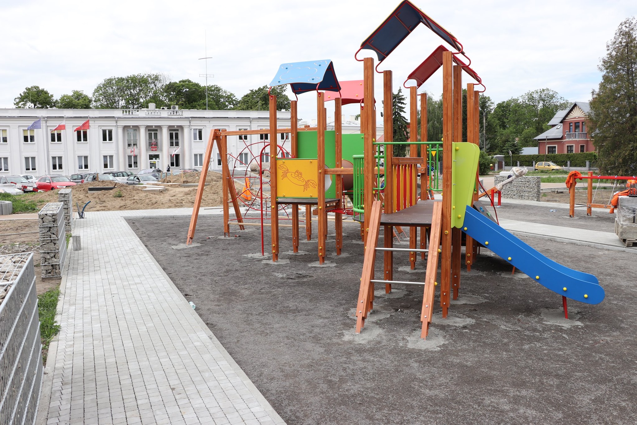Widać już postępy prac na budowie parku sensorycznego w Mielcu [FOTO] - Zdjęcie główne