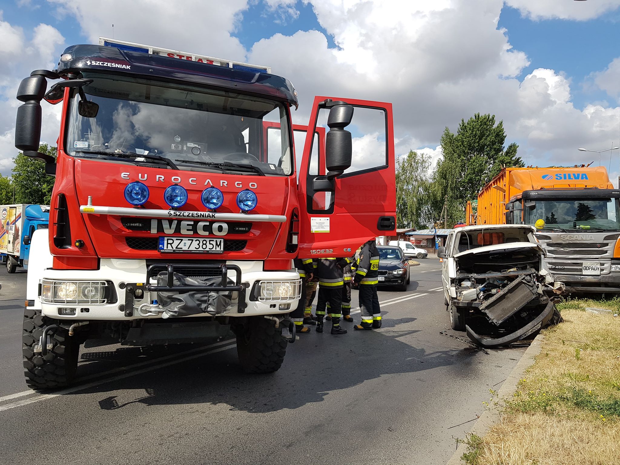 Wypadek na Wojska Polskiego! Utrudnienia w ruchu - Zdjęcie główne